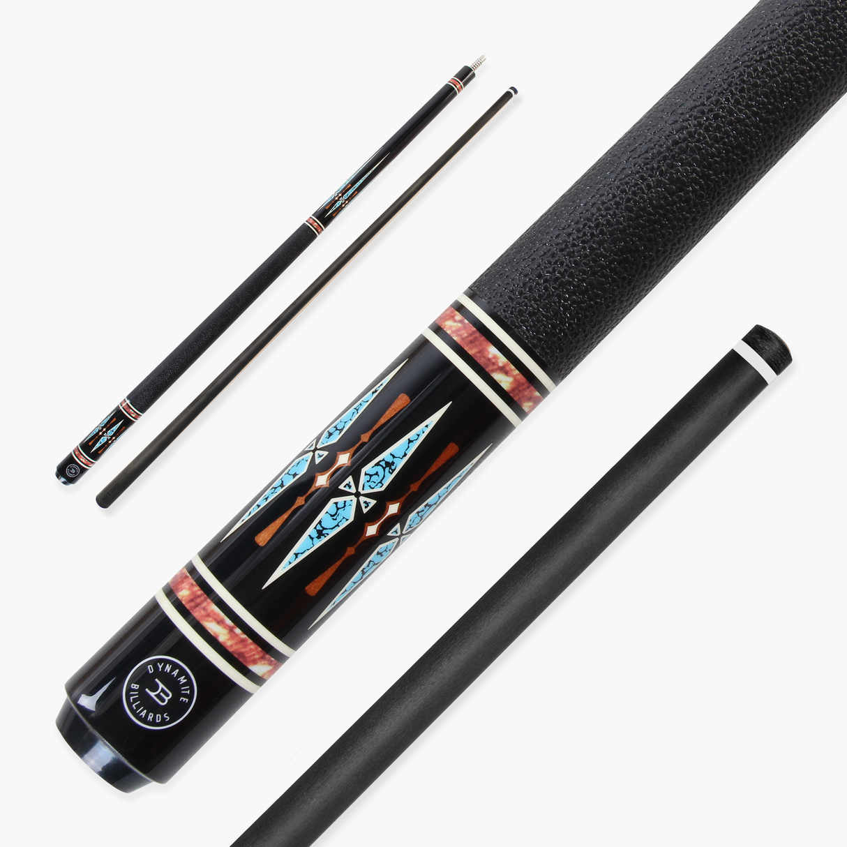 Dynamite Billiards DB4 Nitro Carbon Fiber American Pool Cue – 11.9mm HOW Black Tip – Designed by Darren Appleton