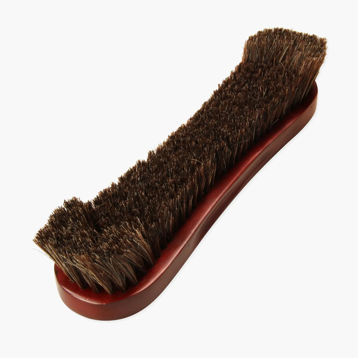 12 Inch Snooker Table Brush Mahogany Hourglass Shape PURE BRISTLE Horsehair Cue & Case