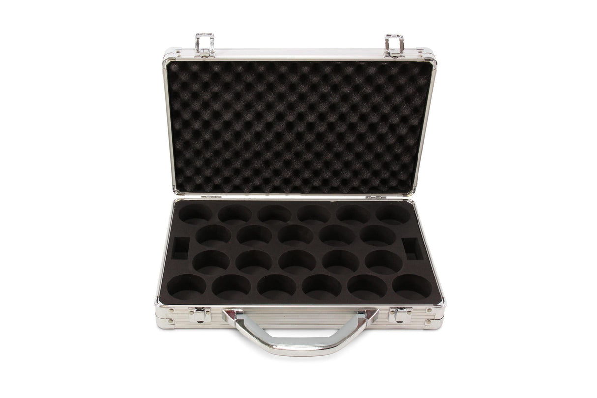 Baize Master Silver Snooker Ball Flight Carry Case - 22 Snooker Balls (2 1/16 Inch)