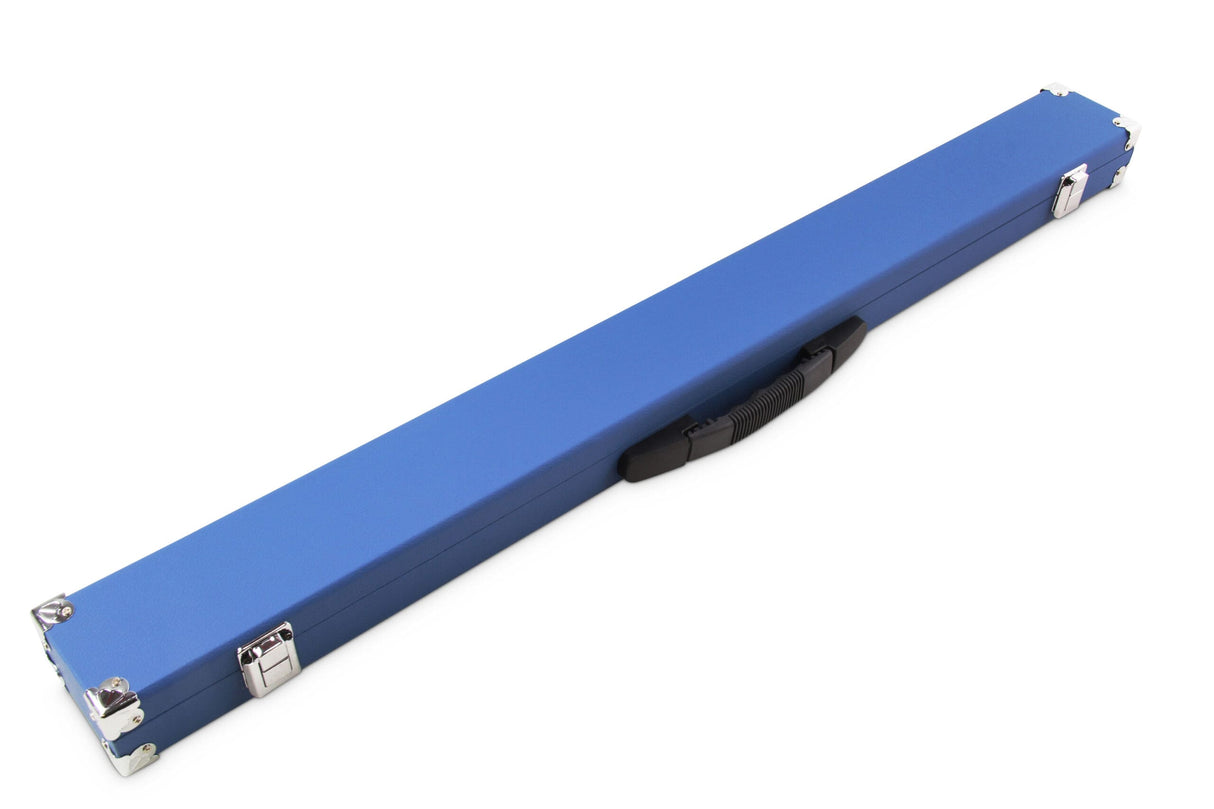 2 Piece Snooker Pool Cue Case with Reinforced Corners and Chalk Compartment