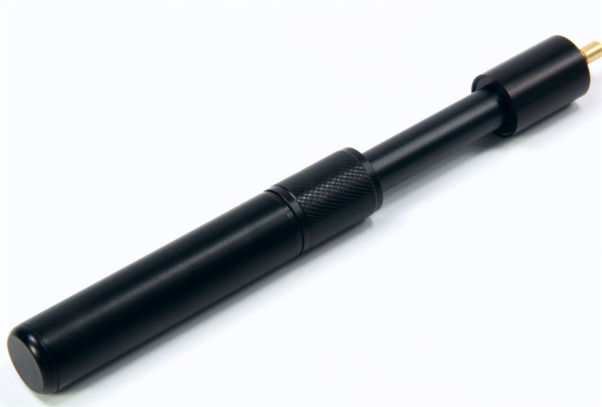 BLACK Short Telescopic Mini Butt Metal Extension Extends to 10 Inch - Fits Baize Master Cues