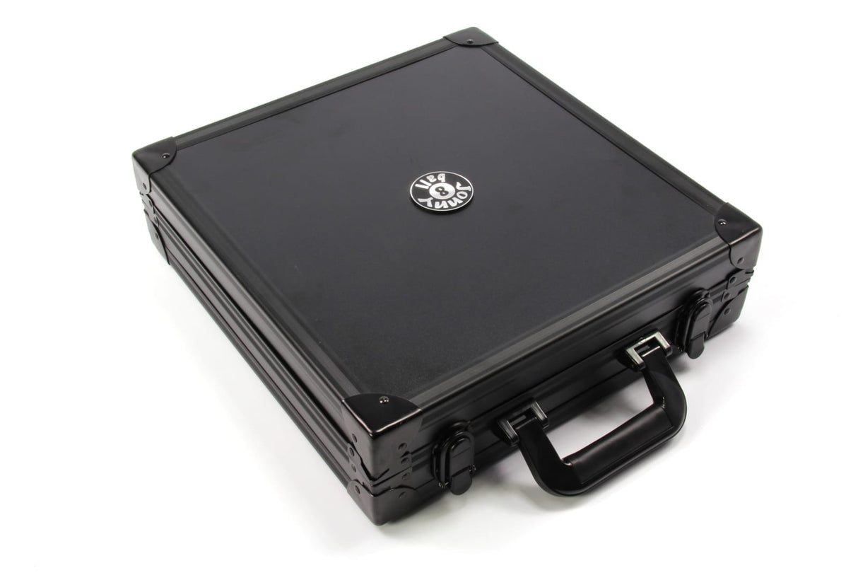 Jonny 8 Ball Black Aluminium Luxury Pool Ball & Accessories Flight Case – MK2