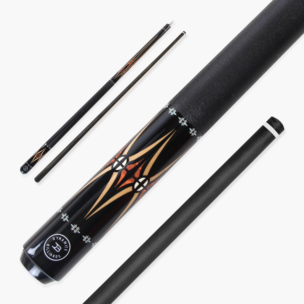 Dynamite Billiards DB2 Nitro Carbon Fiber American Pool Cue – 11.9mm HOW Black Tip – Designed by Darren Appleton