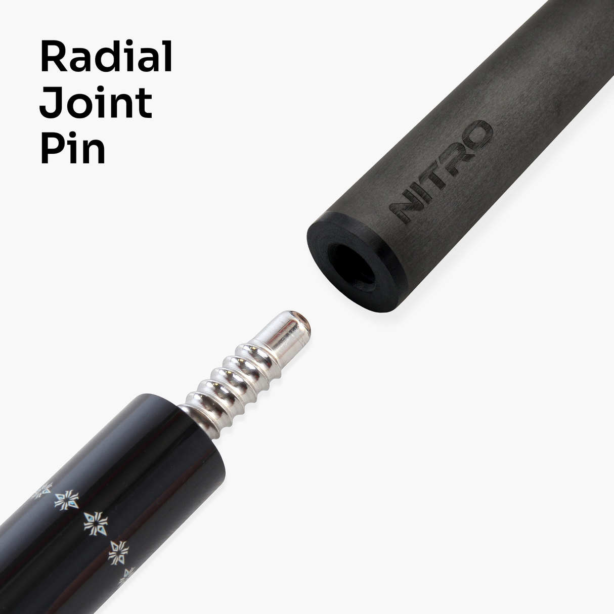 Dynamite Billiards DB2 Nitro Carbon Fiber American Pool Cue – 12.5mm HOW Black Tip – Designed by Darren Appleton