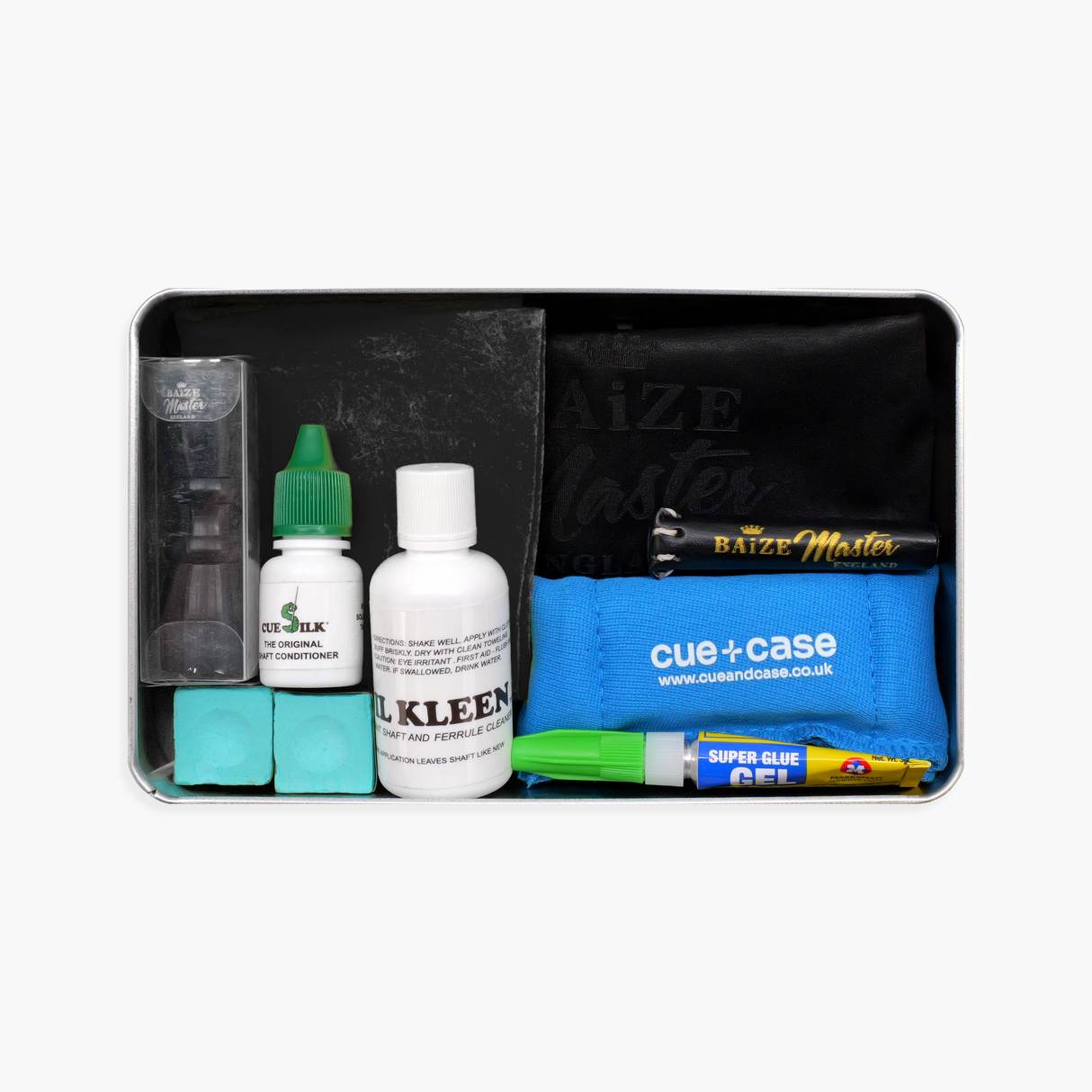 Snooker and Pool Cue Shaft and Tip Care Gift Set