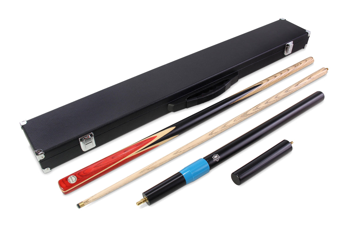 PRO147 Windsor 57 Inch 2 Piece Snooker Pool Cue and Case Set 9.5mm Tip