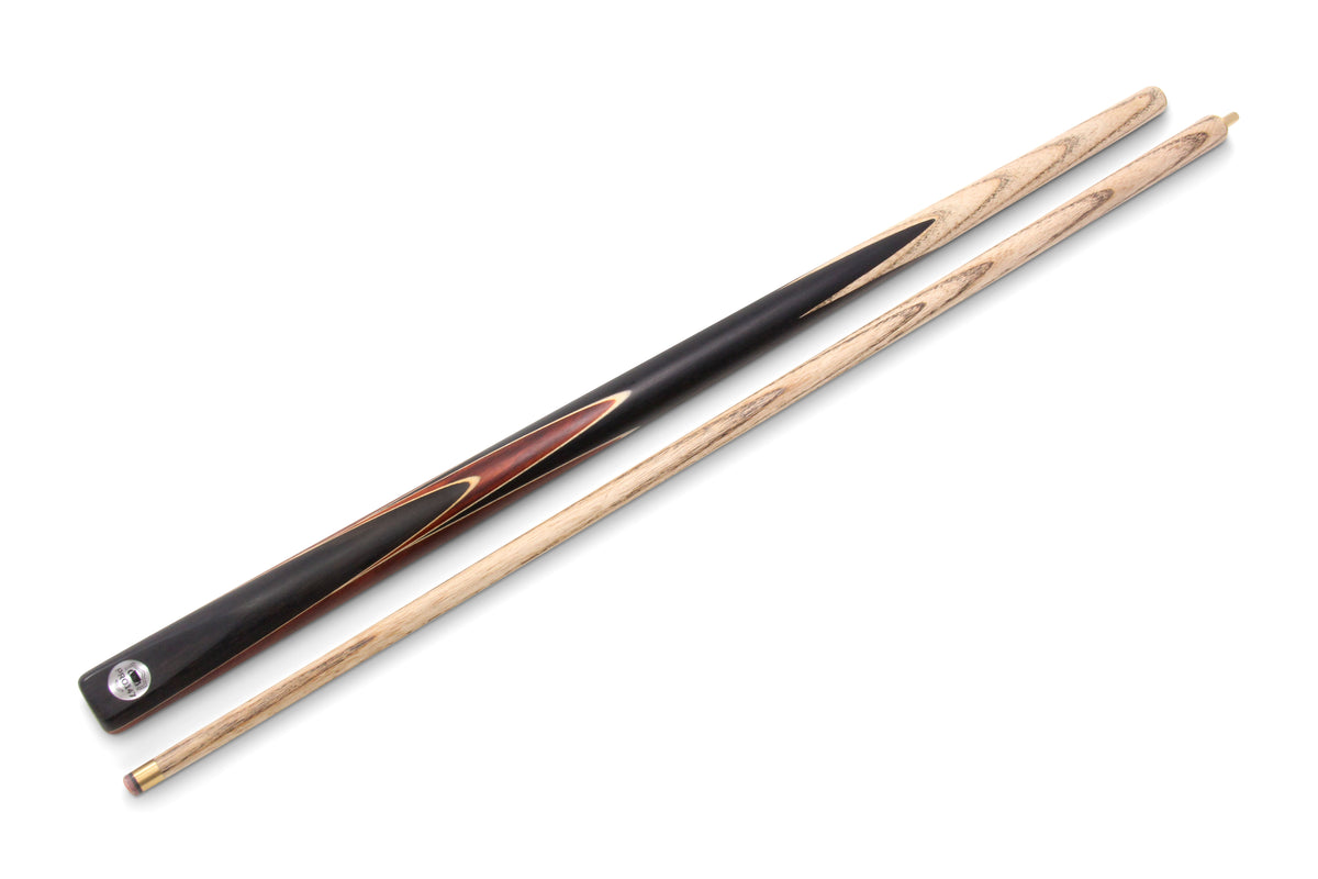 PRO147 CRUCIBLE 57 Inch 2 Piece Ash Snooker Pool Cue with 9.5mm Tip + Mini Butt