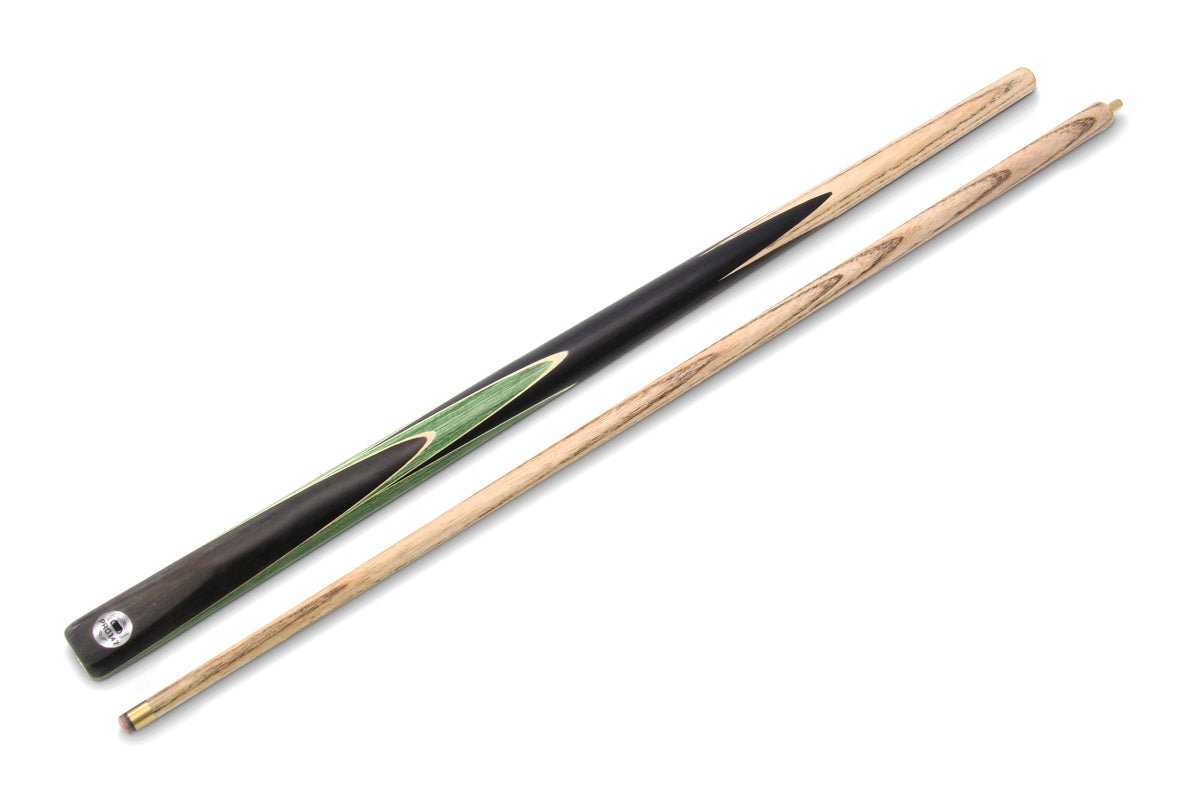 PRO147 CRUCIBLE 57 Inch 2 Piece Ash Snooker Pool Cue with 9.5mm Tip + Mini Butt