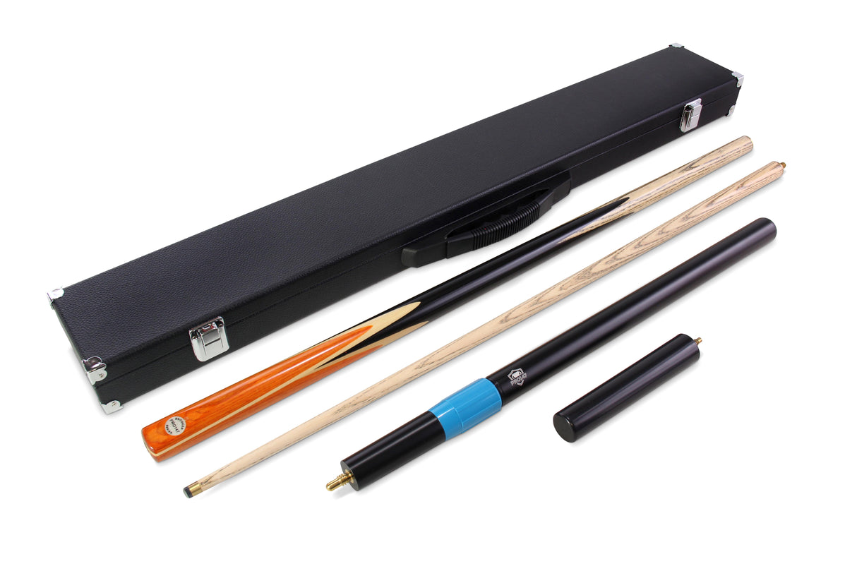 PRO147 Windsor 57 Inch 2 Piece Snooker Pool Cue and Case Set 9.5mm Tip
