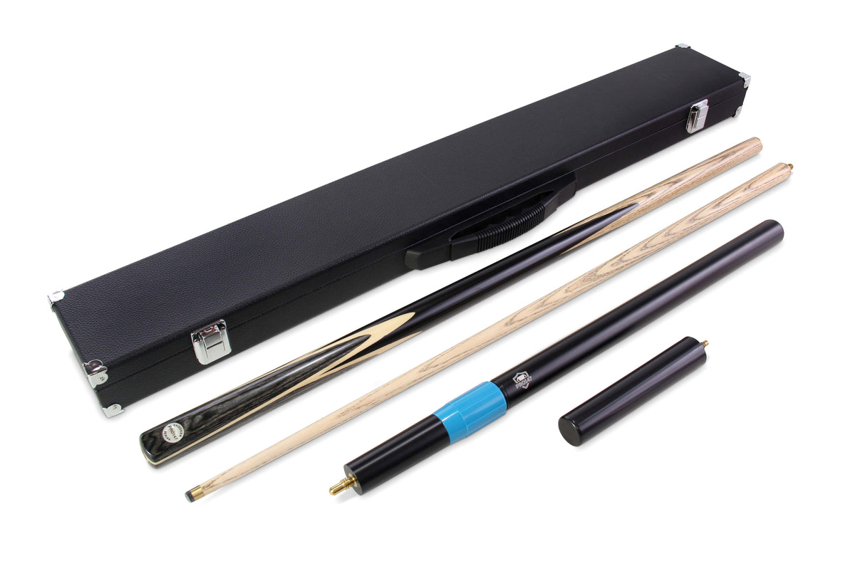 PRO147 Windsor 57 Inch 2 Piece Snooker Pool Cue and Case Set 9.5mm Tip