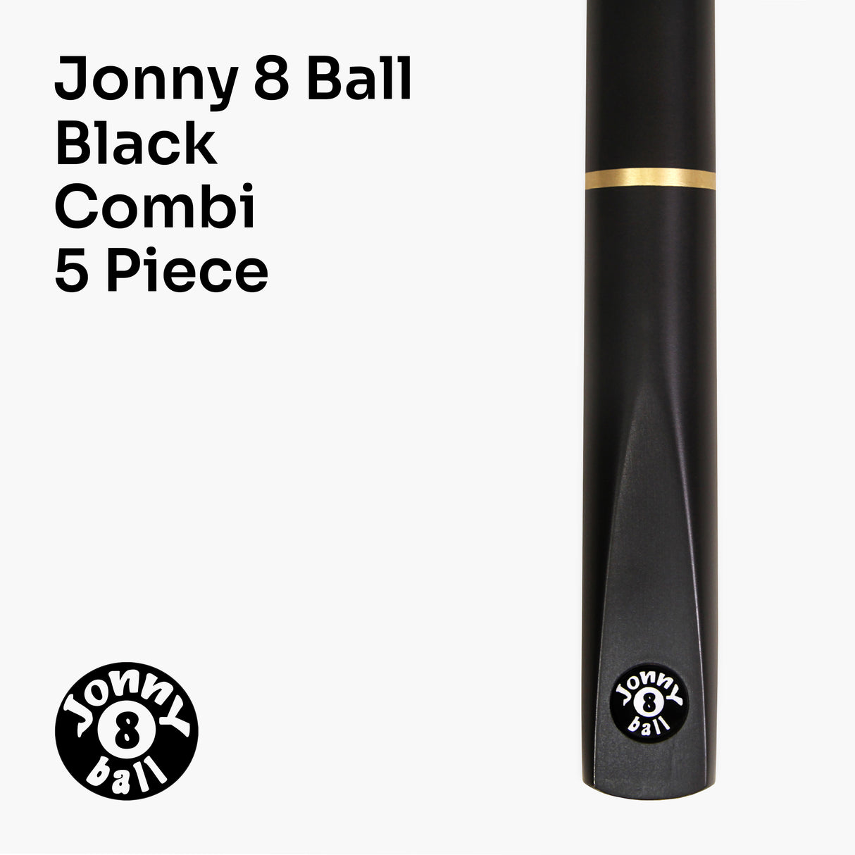 Jonny 8 Ball COMBI Length Adjustable 5 Piece Ash Snooker Pool Cue – 9mm Tip