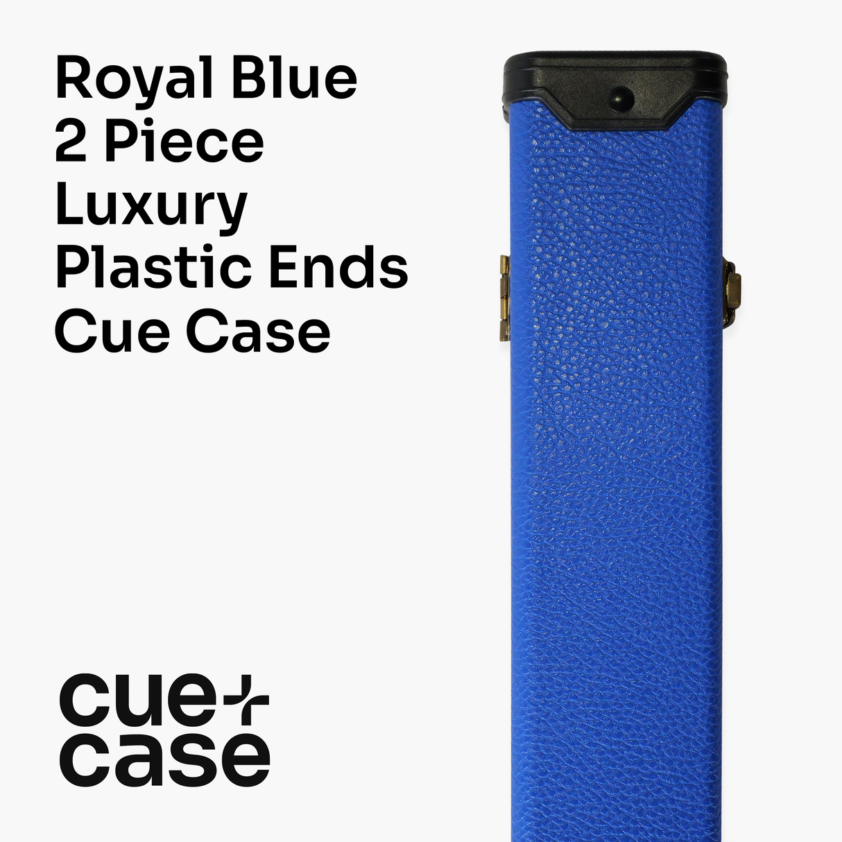 ROYAL BLUE Luxury 2pc Snooker Pool Cue Case Hard Shell | Cue + Case