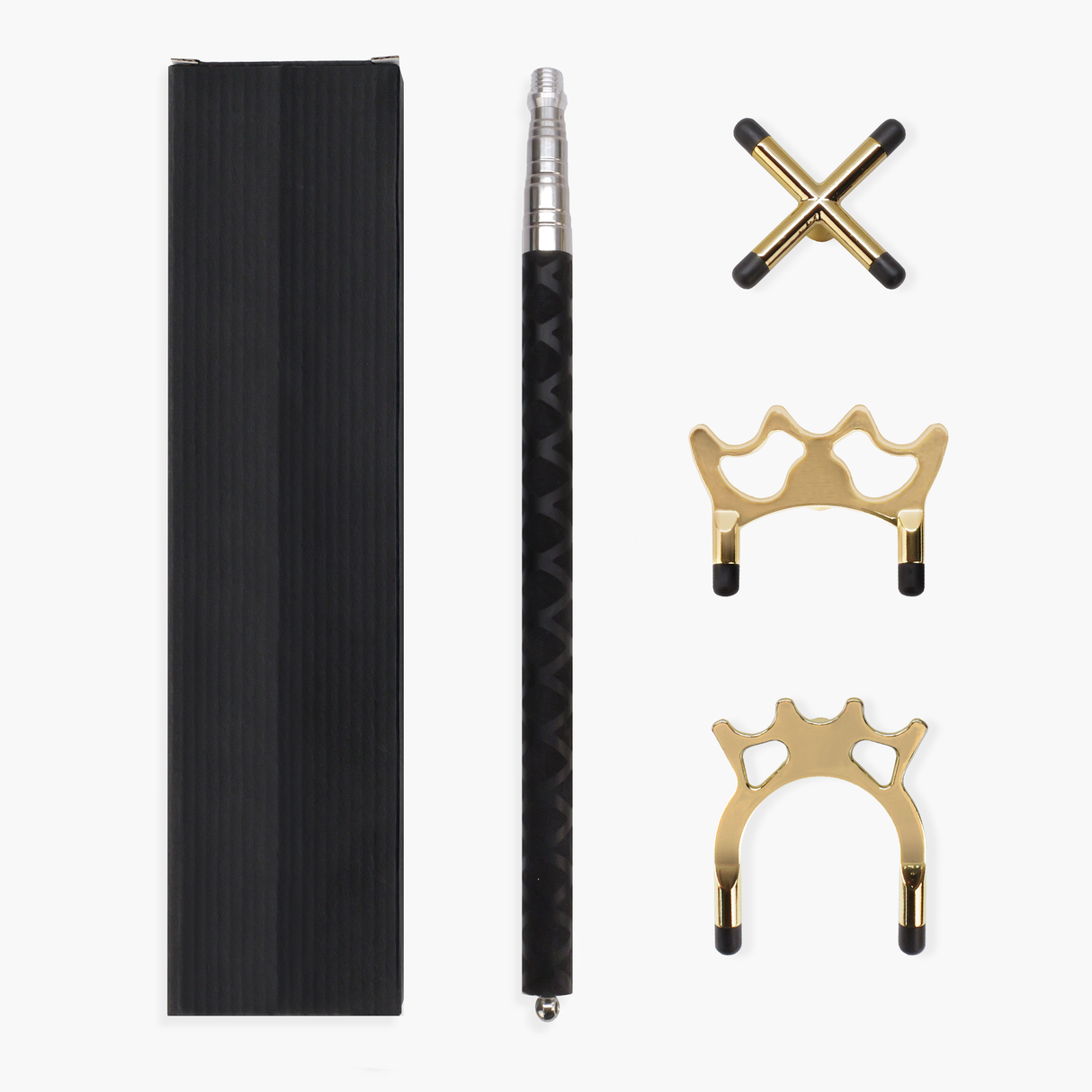 Telescopic Extension Rest for Snooker and Pool with Three Rest Heads