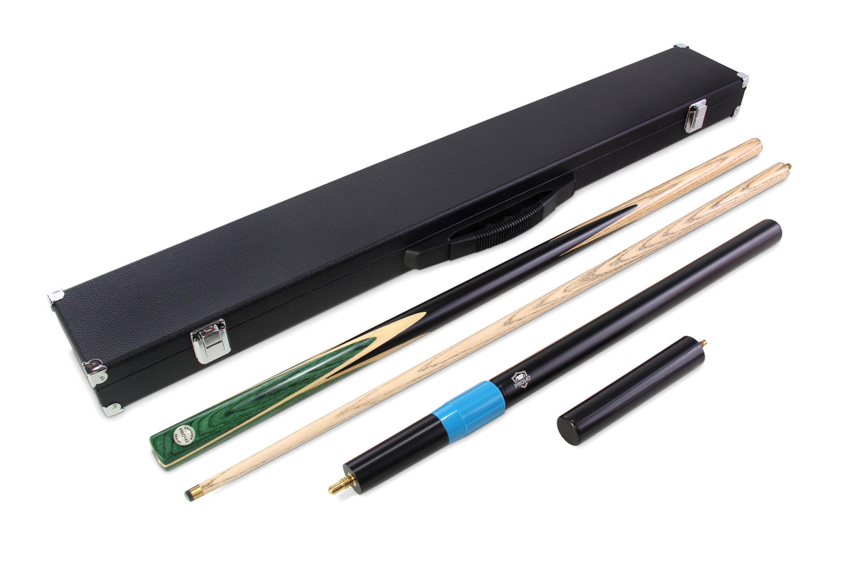 PRO147 Windsor 57 Inch 2 Piece Snooker Pool Cue and Case Set 9.5mm Tip
