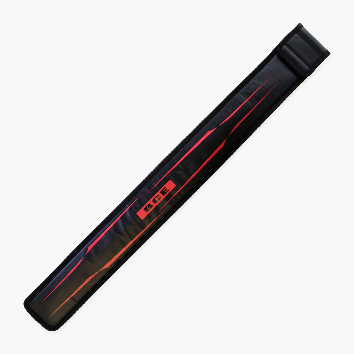 BCE RED & BLACK Sleeve Case for 2 Piece Pool Snooker Cue