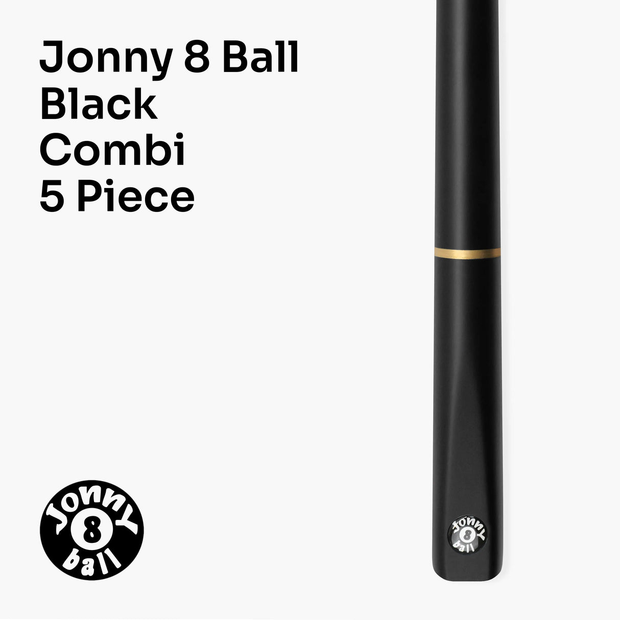 Jonny 8 Ball COMBI Length Adjustable 5 Piece Ash Snooker Pool Cue – 9mm Tip Jonny 8 Ball