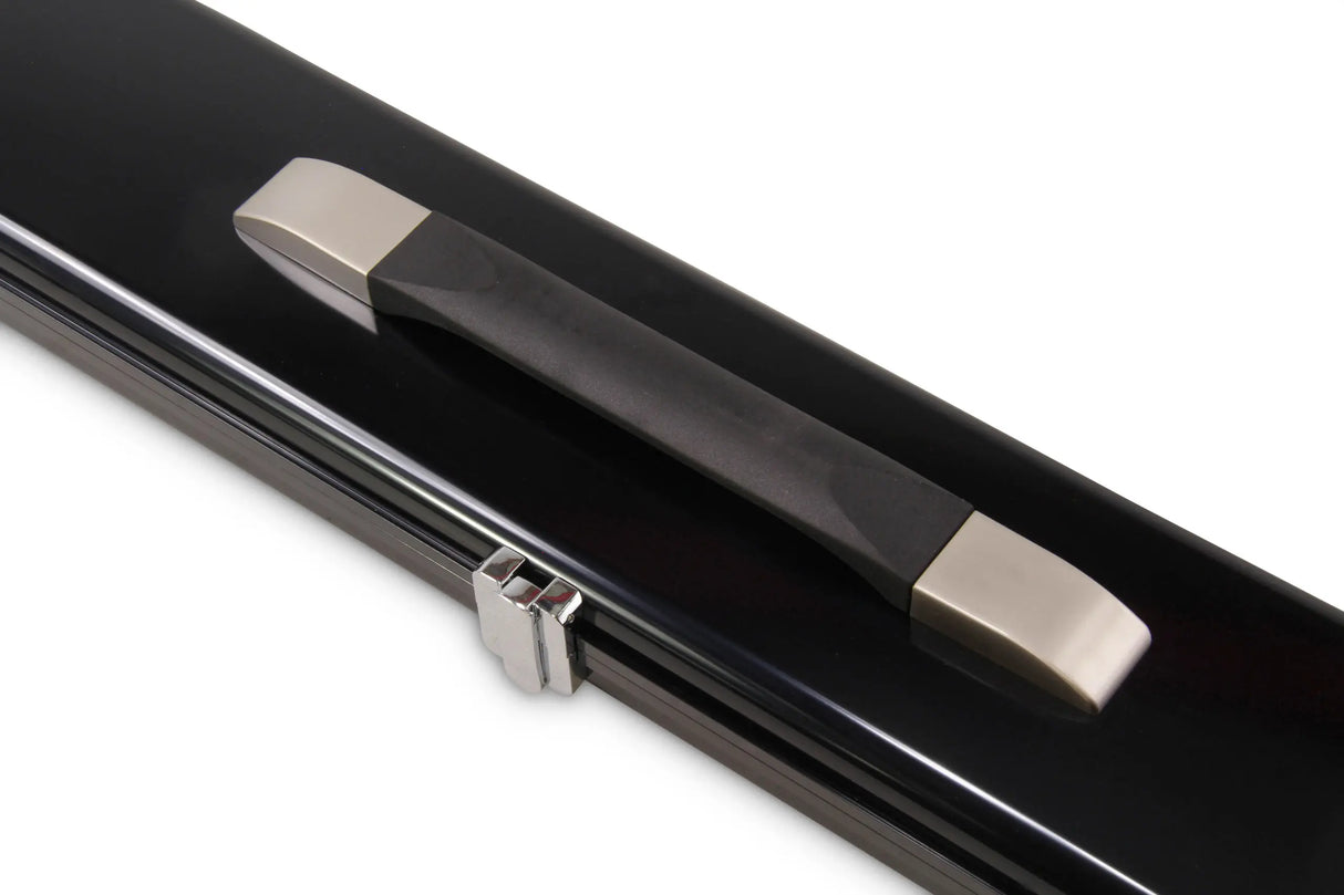 Baize Master 3/4 Black Luxury Snooker Pool Cue Case - Holds Two 3/4 Joint Cues