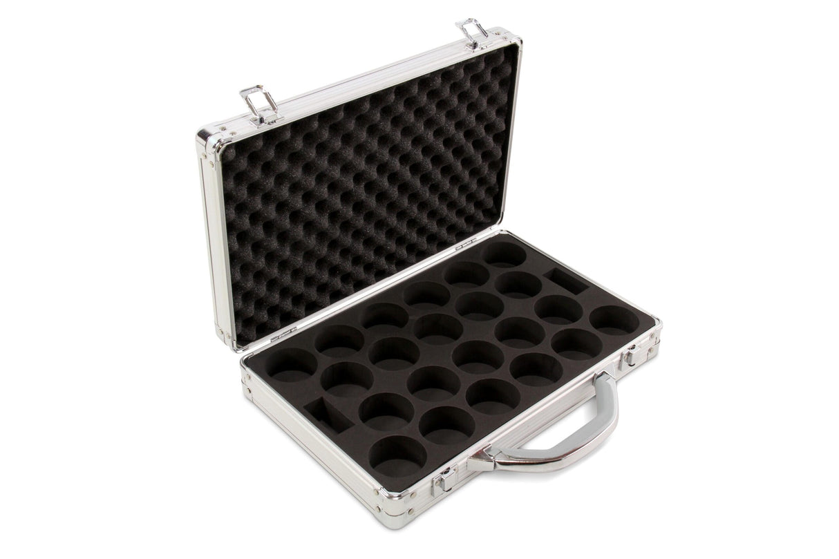 Baize Master Silver Snooker Ball Flight Carry Case - 22 Snooker Balls (2 1/16 Inch)