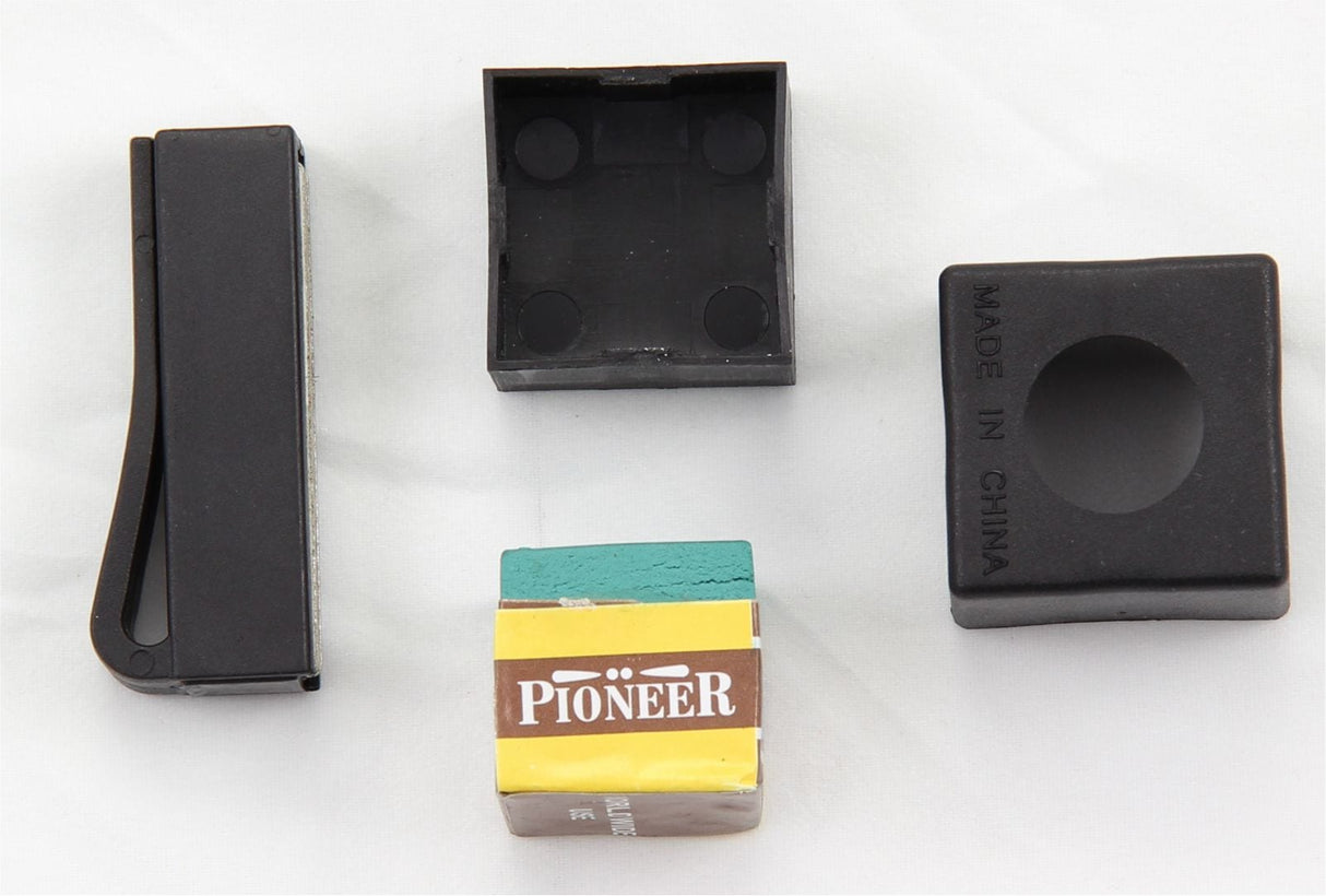 Peradon PLASTIC Magnetic Snooker Pool Chalk Holder + Triangle Chalk