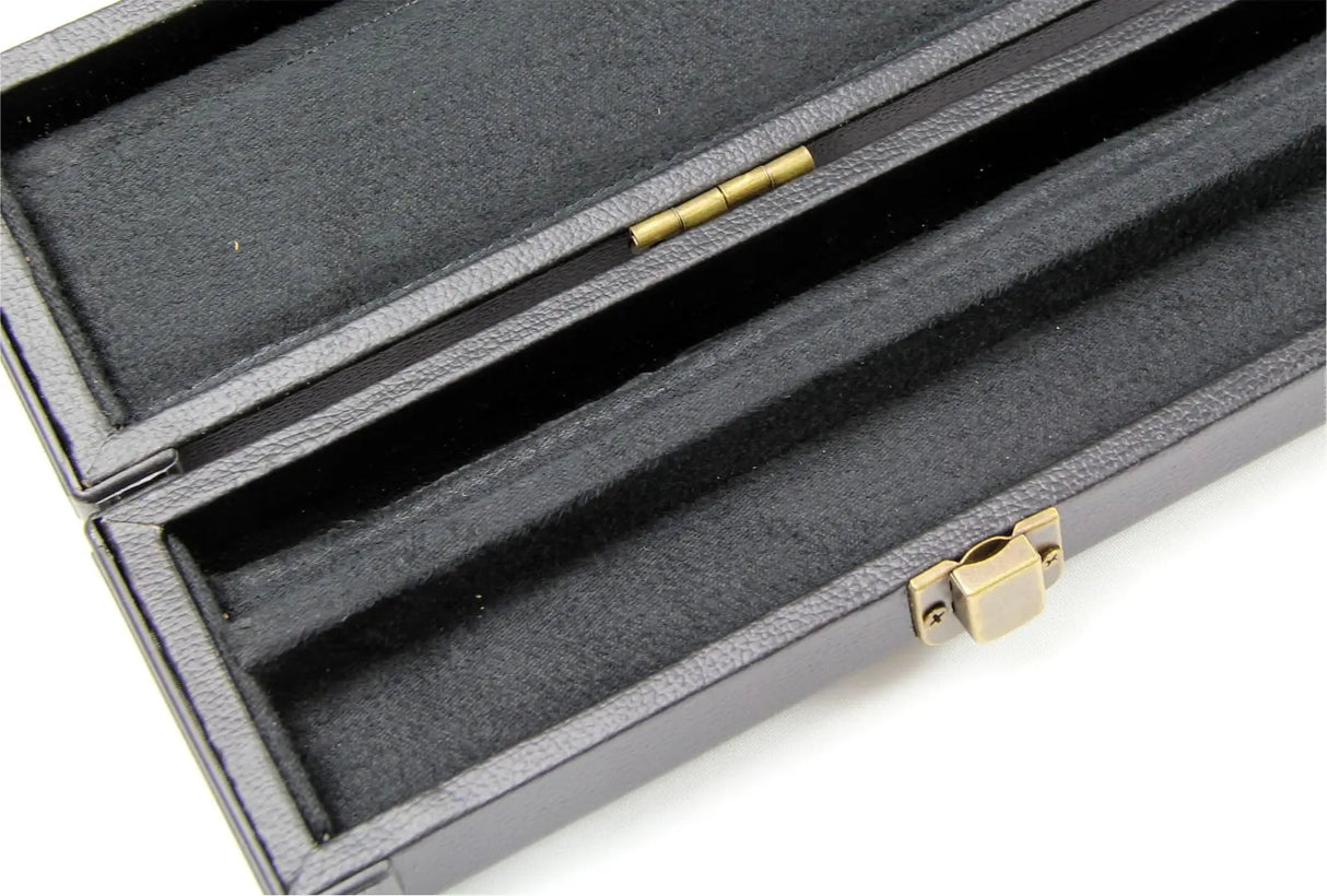 1 Piece PLAIN BLACK Tough Plastic Ends Snooker Cue Case – Holds 2 Cues Cue & Case