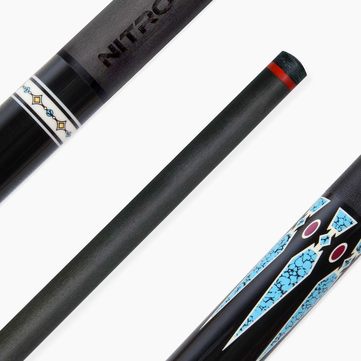 Dynamite Billiards DB3 Nitro Carbon Fiber American Pool Cue – 12.5mm HOW Black Tip – Designed by Darren Appleton
