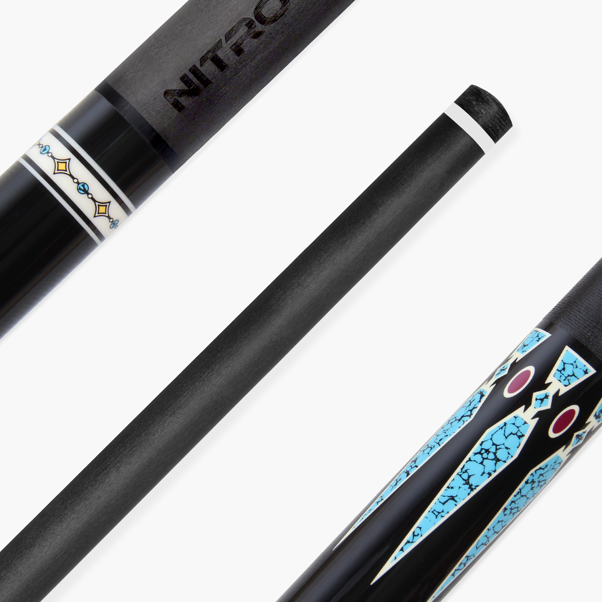 Dynamite Billiards DB3 Nitro Carbon Fiber American Pool Cue – 11.9mm HOW Black Tip – Designed by Darren Appleton
