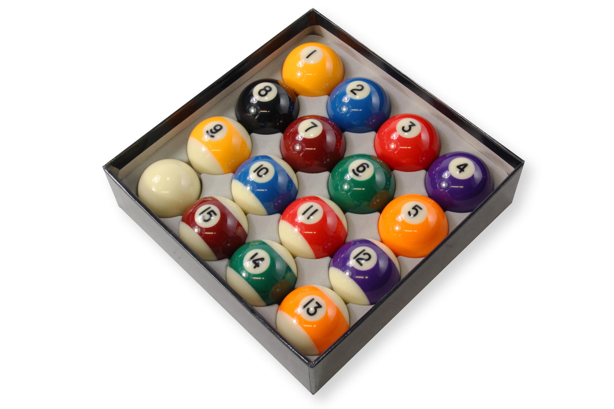 Jonny 8 Ball PREMIUM GRADE 2" Inch (50.8mm) English Pool Balls + 1 7/8 Inch Cue Ball