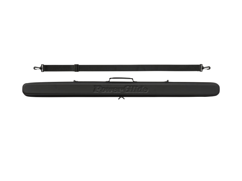 PowerGlide Svartur Black 3/4 Tubular Snooker Pool Cue Case - Max Shaft Length 111cm