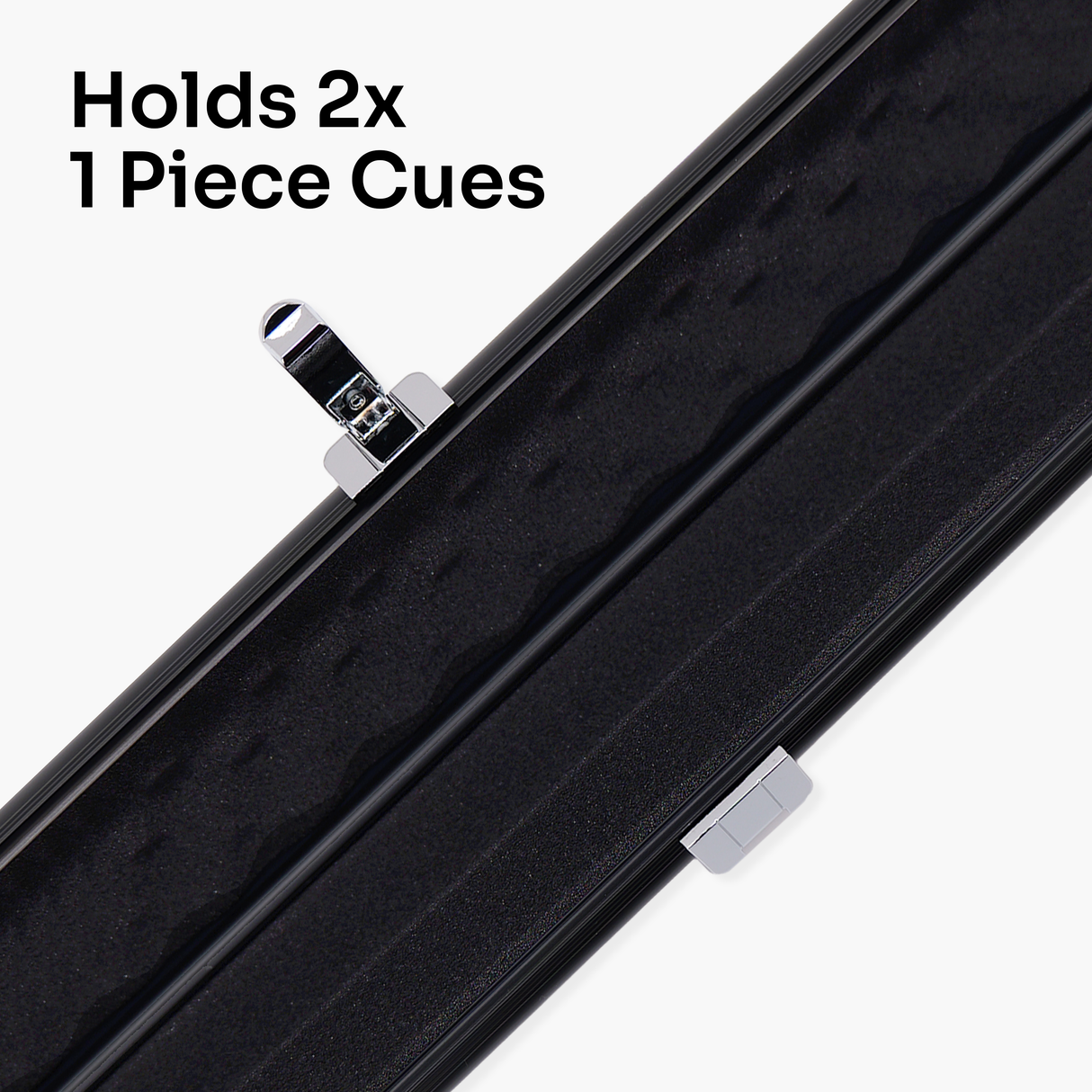 Baize Master SATIN LINE One Piece Luxury Snooker Pool Cue Case - Holds 2 Cues