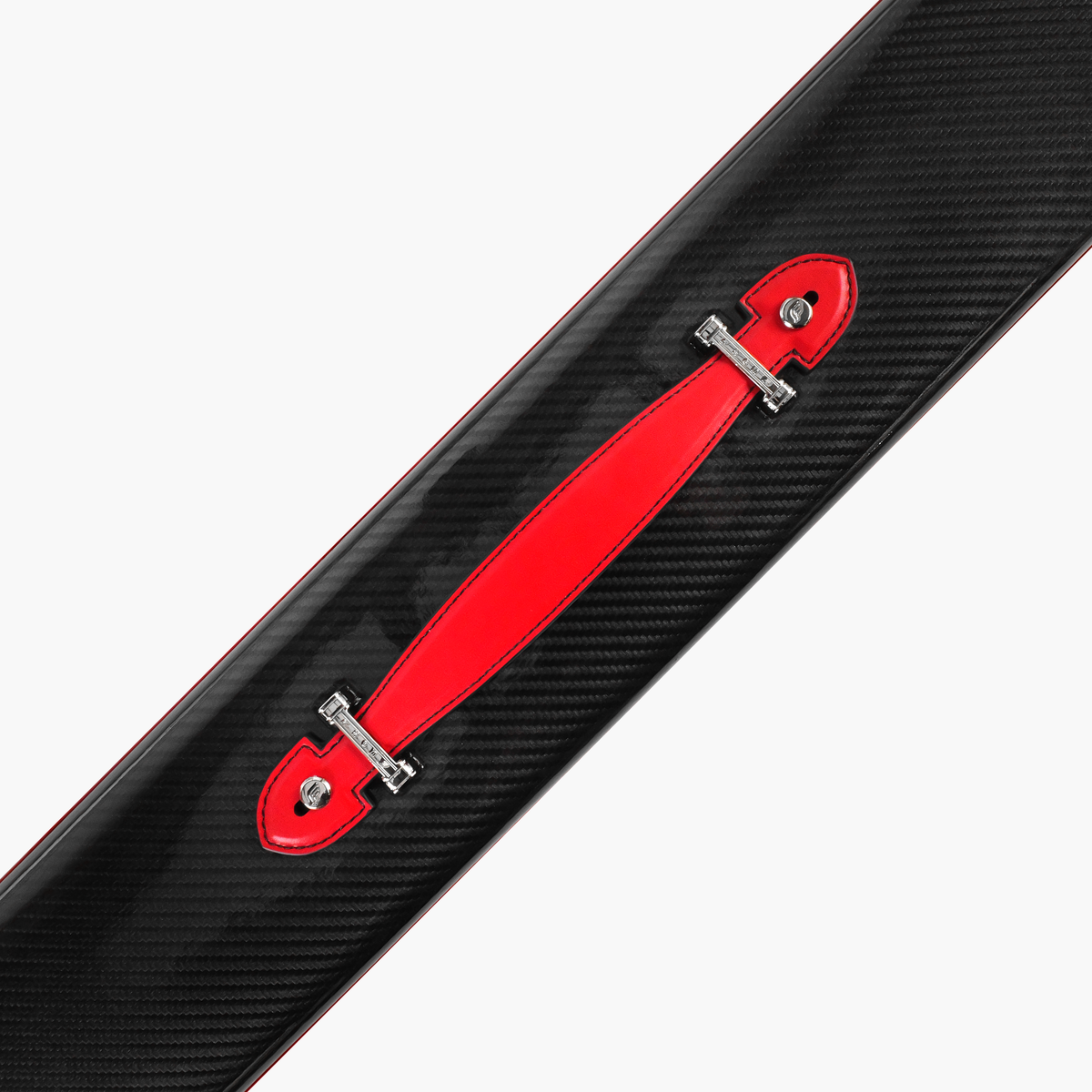 FFGM The Rocket Ronnie O'Sullivan 1 Piece 3 Slot Ultra Luxury Black and Red Snooker and Pool Cue Case - Holds 3 x One Piece Cues