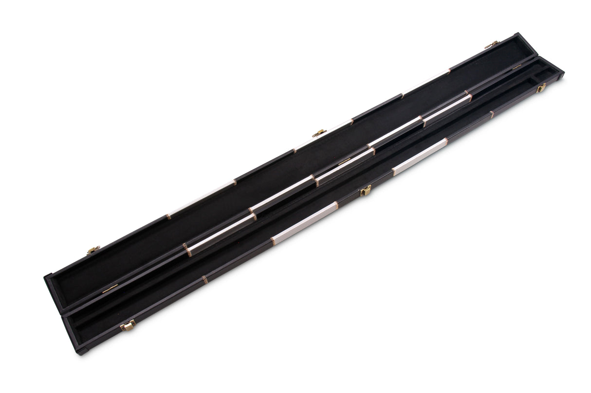 Deluxe 3/4 CHEQUERED Cue Case with Plastic Ends and Horizontal Chalk Compartment