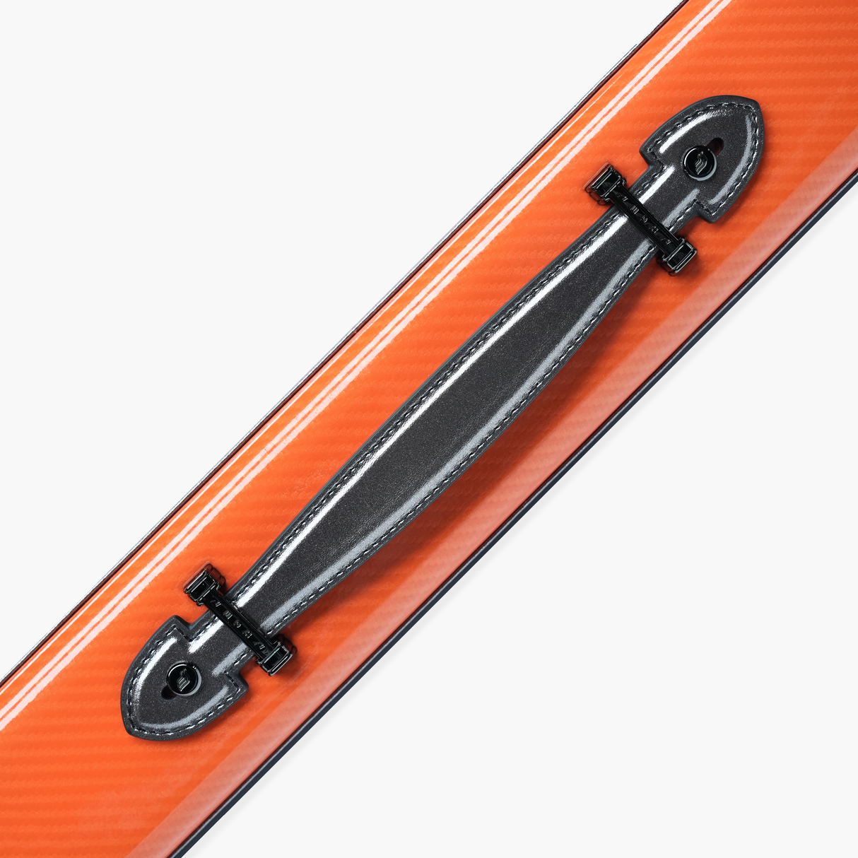 FFGM The Rocket Ronnie O'Sullivan 1 Piece 2 Slot Ultra Luxury Orange Snooker and Pool Cue Case - Holds 2 x One Piece Cues Cue + Case
