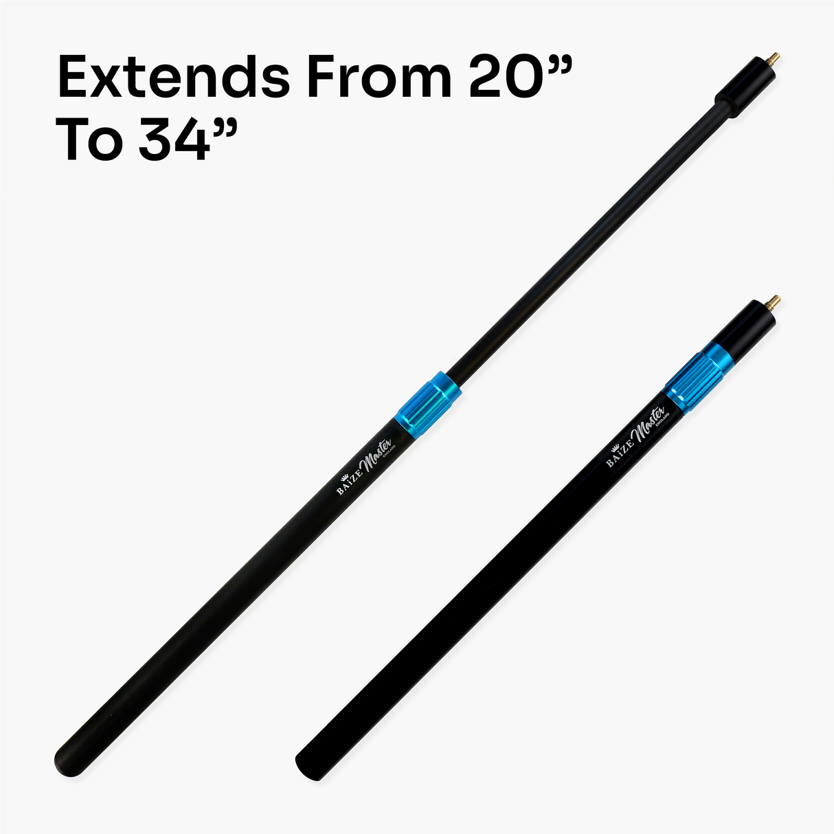 Baize Master 18 Inch Long Telescopic Metal SCREW in Extension