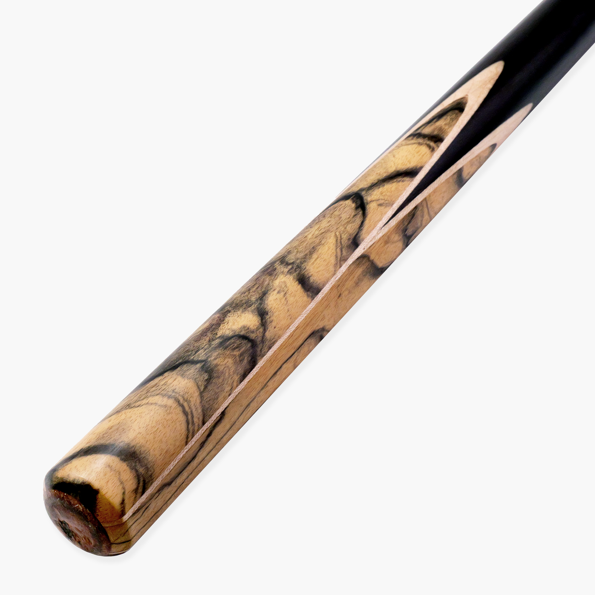Baize Master King Breaker 58 Inch 1 Piece English Pool Break Cue with Maple Shaft and Ebony Butt - 10.2mm Phenolic Tip and Round Butt End – For Breaking Only