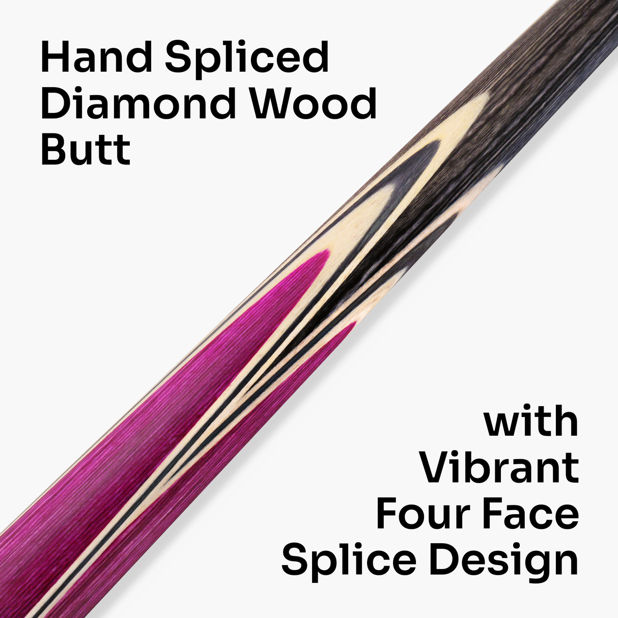 PRO147 TRIUMPH 2 Piece Premium Ash Snooker and Pool Cue with 9.5mm Professional Layered Tip