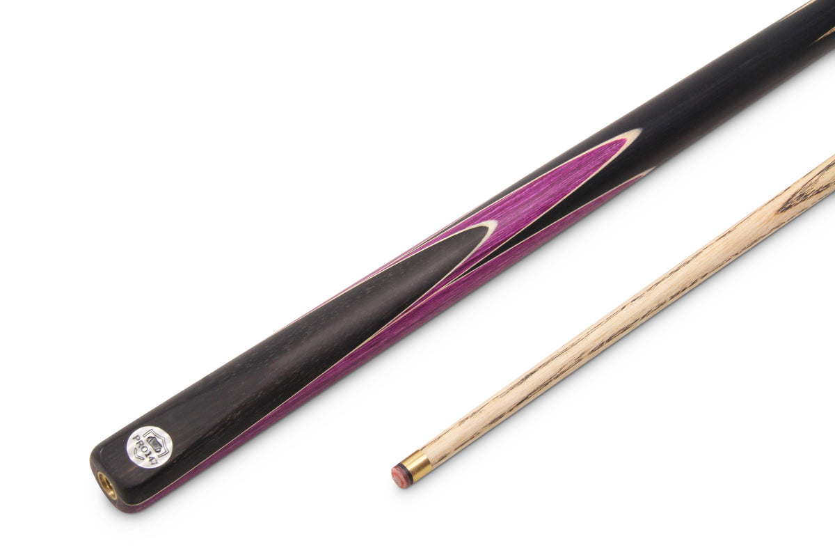 PRO147 CRUCIBLE 57 Inch 2 Piece Ash Snooker Pool Cue with 9.5mm Tip + Mini Butt