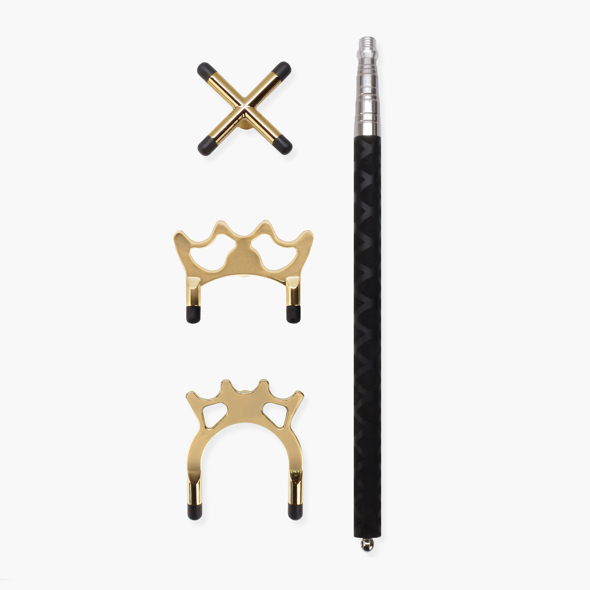 Telescopic Extension Rest for Snooker and Pool with Three Rest Heads