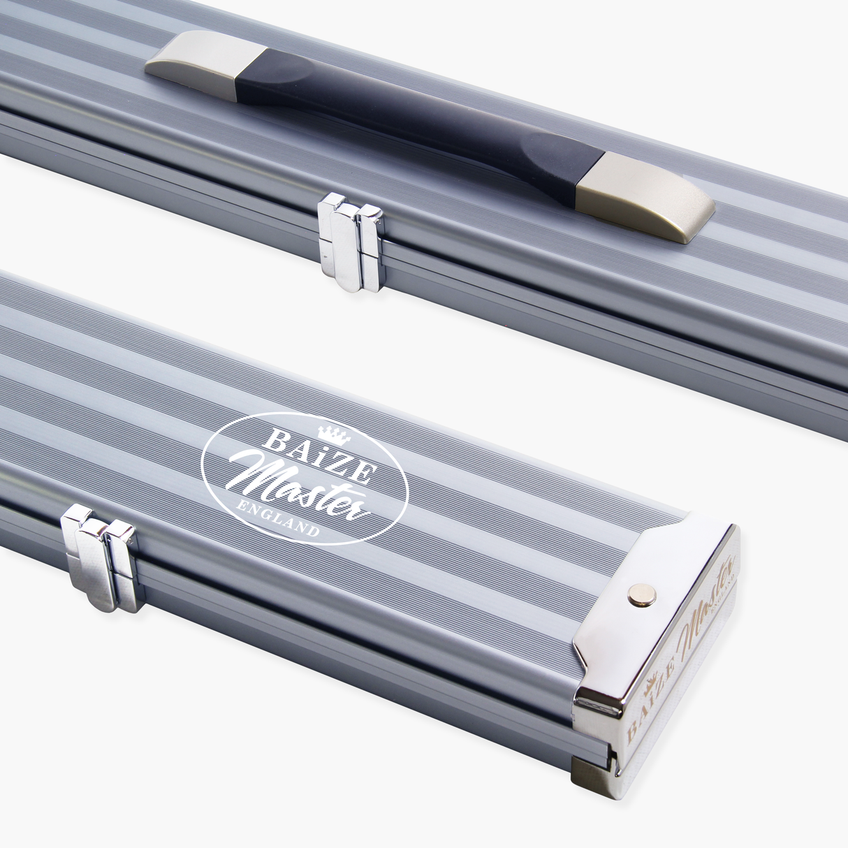 Baize Master Pro Line One Piece Aluminium Snooker Pool Cue Case - Holds Three 1 Piece Cues