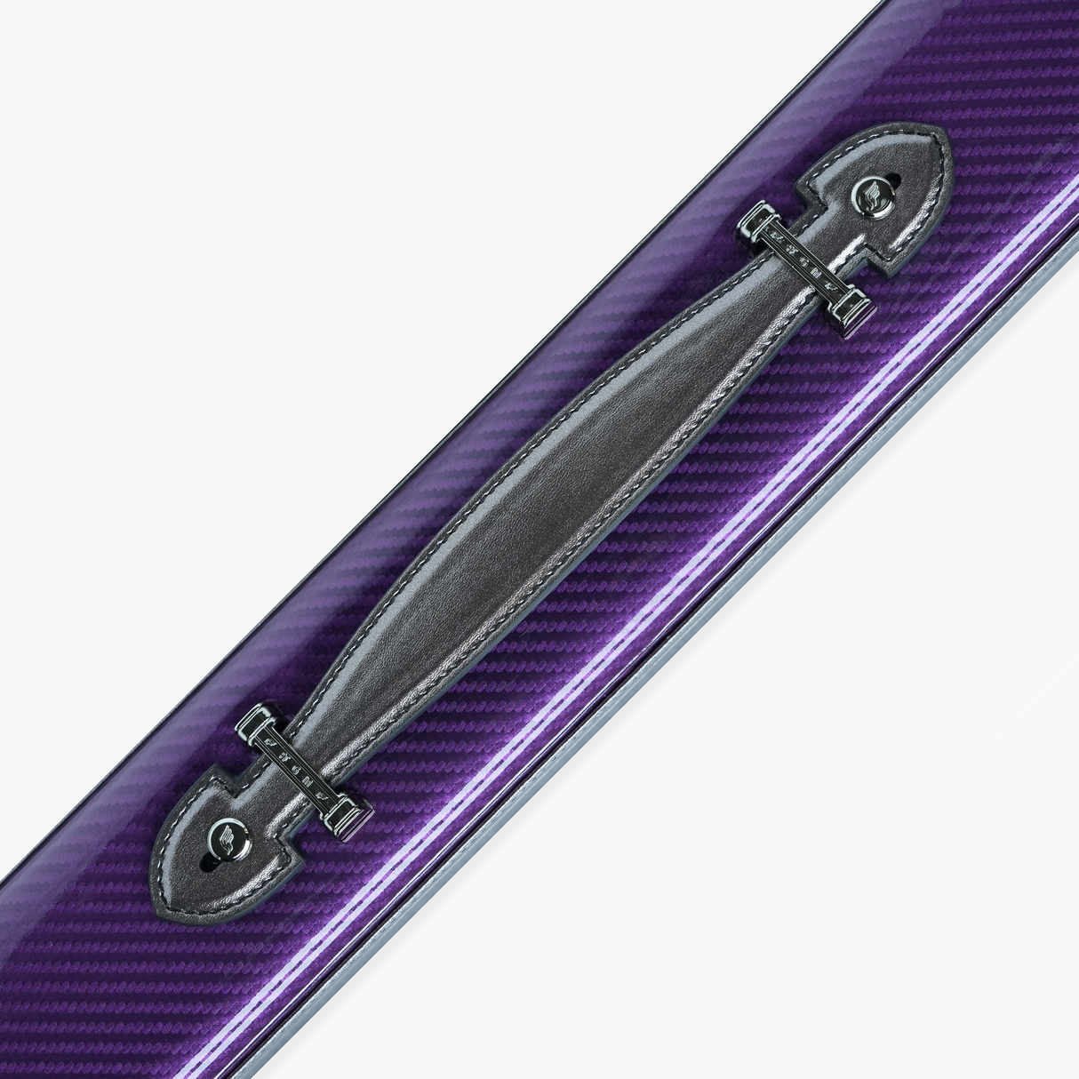 FFGM The Rocket Ronnie O'Sullivan 1 Piece 2 Slot Ultra Luxury Purple Snooker and Pool Cue Case - Holds 2 x One Piece Cues Cue + Case