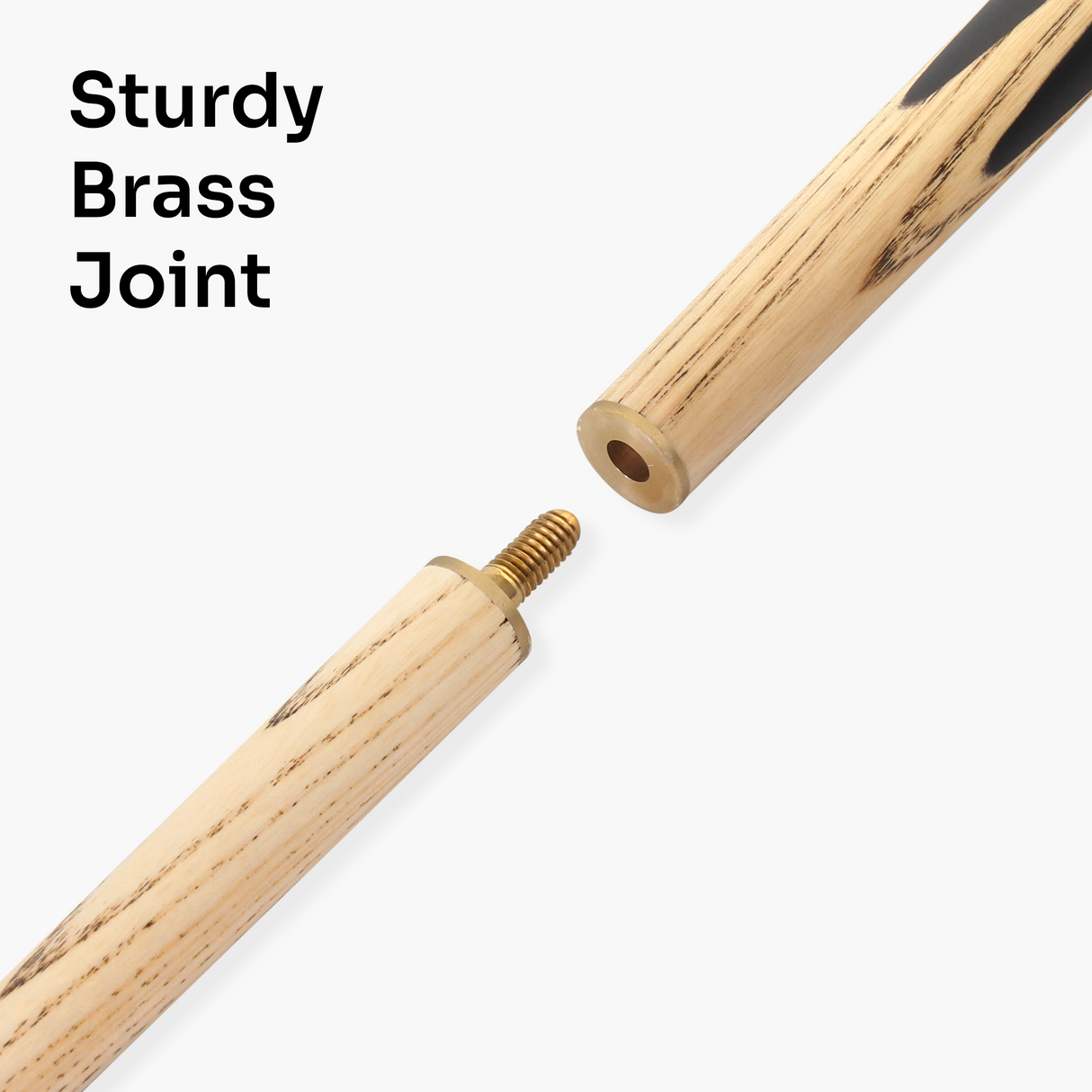 Jonny 8 Ball VANQUISH 42 Inch 2 Piece Centre Joint Junior Kids Snooker Pool Cue 10mm Tip