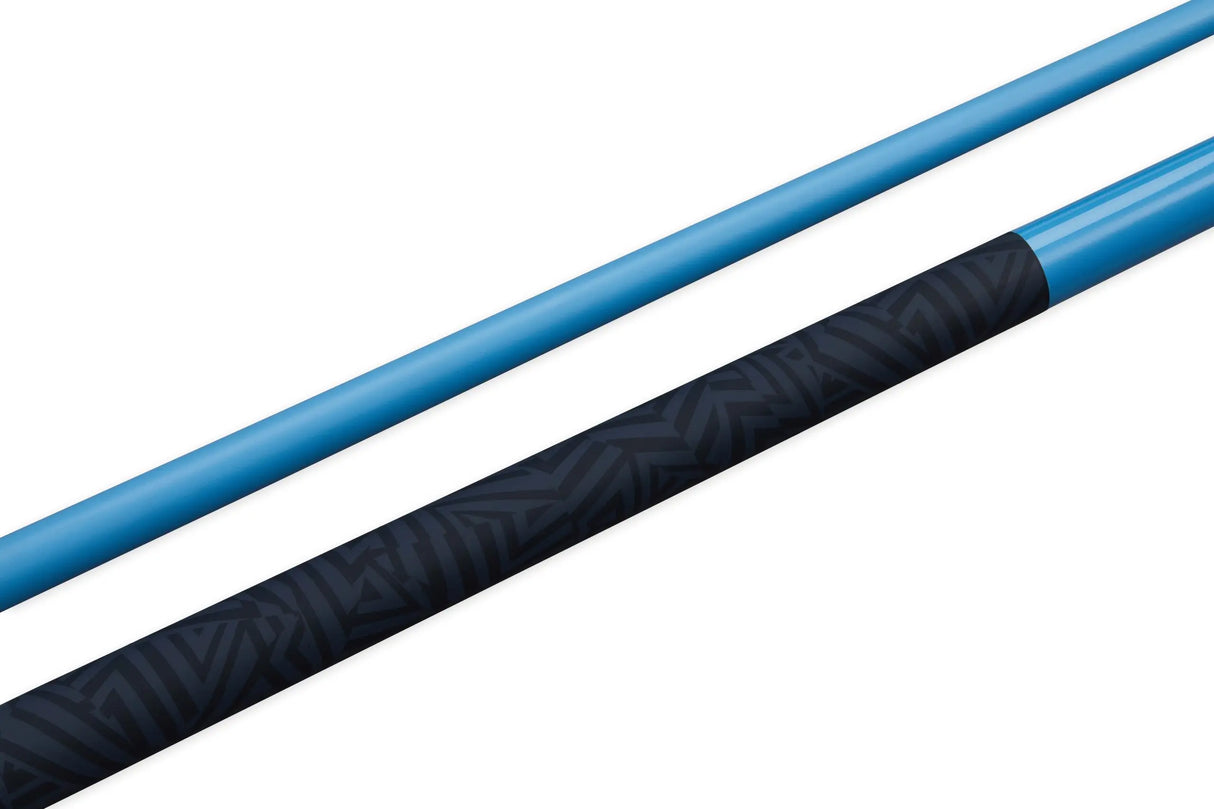 PowerGlide Quanta 57 Inch 2 Piece Carbon Fiber Low Deflection Pool Cue 10mm Tip