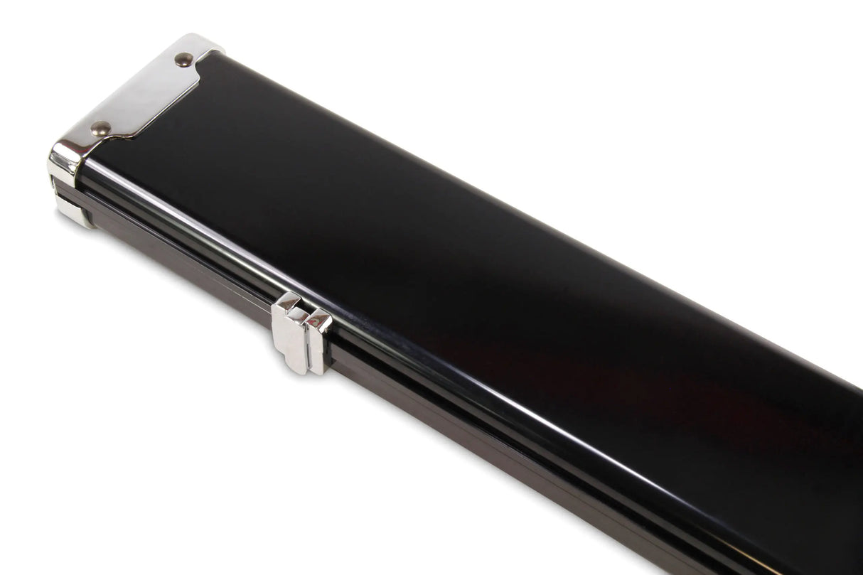Baize Master 3/4 Black Luxury Snooker Pool Cue Case - Holds Two 3/4 Joint Cues