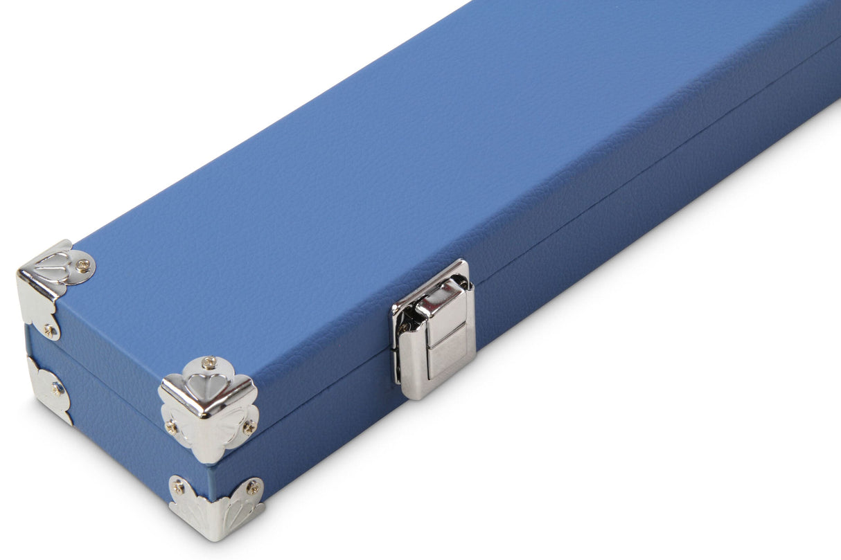 2 Piece Snooker Pool Cue Case with Reinforced Corners and Chalk Compartment
