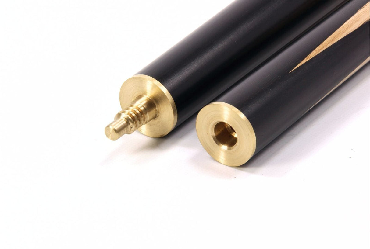 Peradon YORK 3/4 Jointed Hand Made Real Ebony Snooker Cue 58 Inch – Made In UK