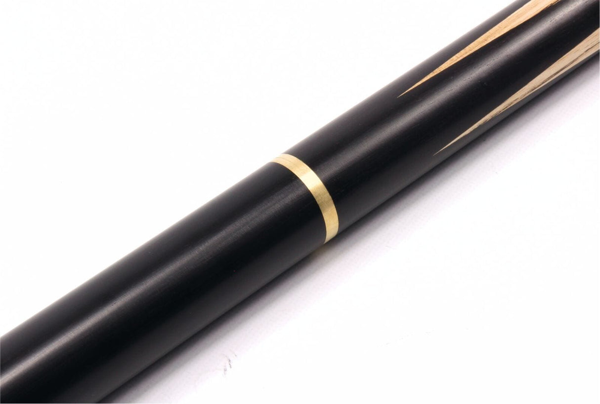 Peradon YORK 3/4 Jointed Hand Made Real Ebony Snooker Cue 58 Inch – Made In UK