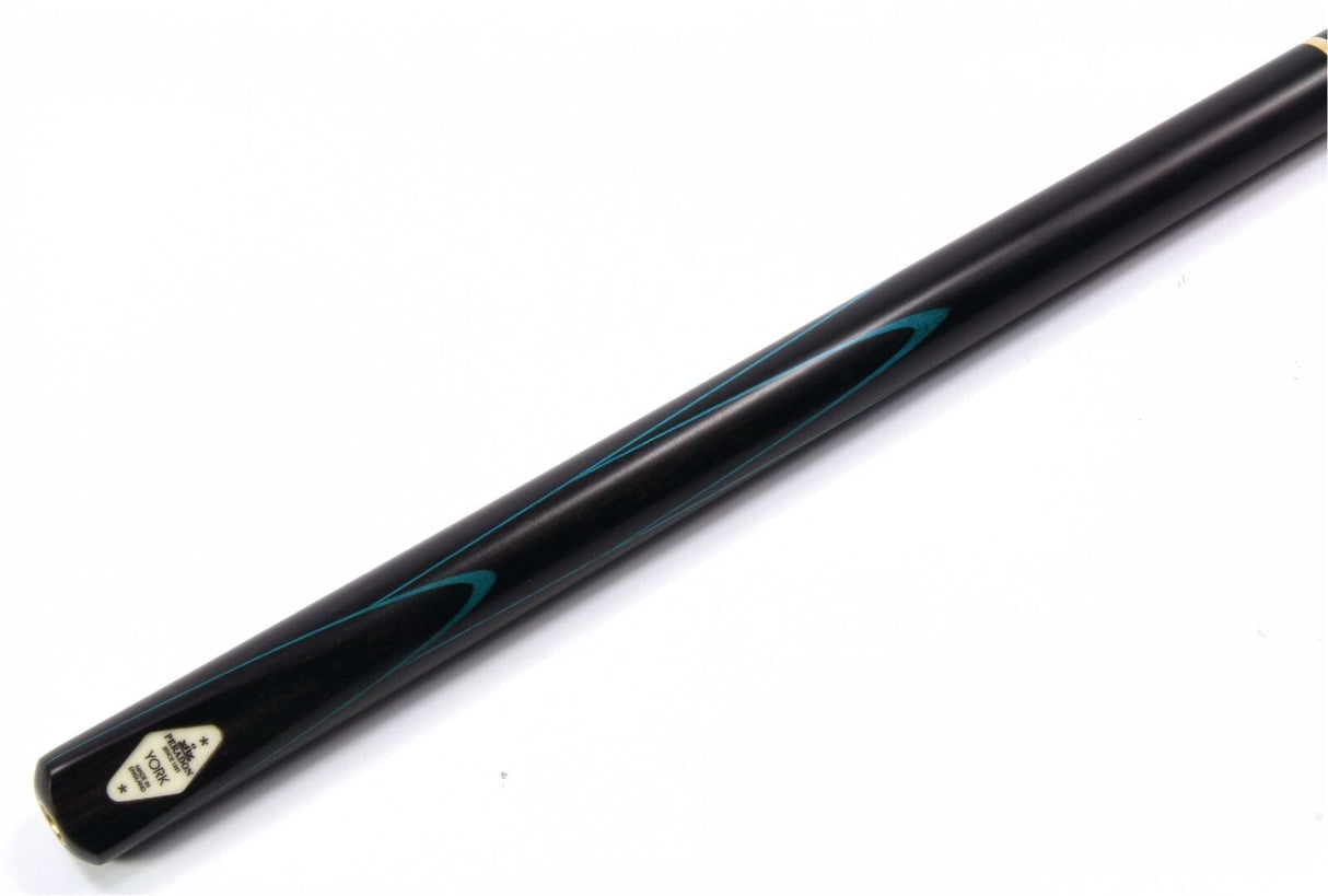 Peradon YORK 3/4 Jointed Hand Made Real Ebony Snooker Cue 58 Inch – Made In UK