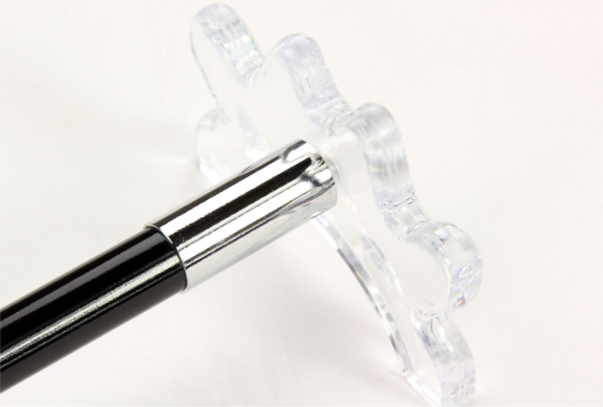 57 Inch Jonny 8 Ball Black Carbon 2pc SLIM LINE Snooker CUE REST and CLEAR Rest Head - Transportable