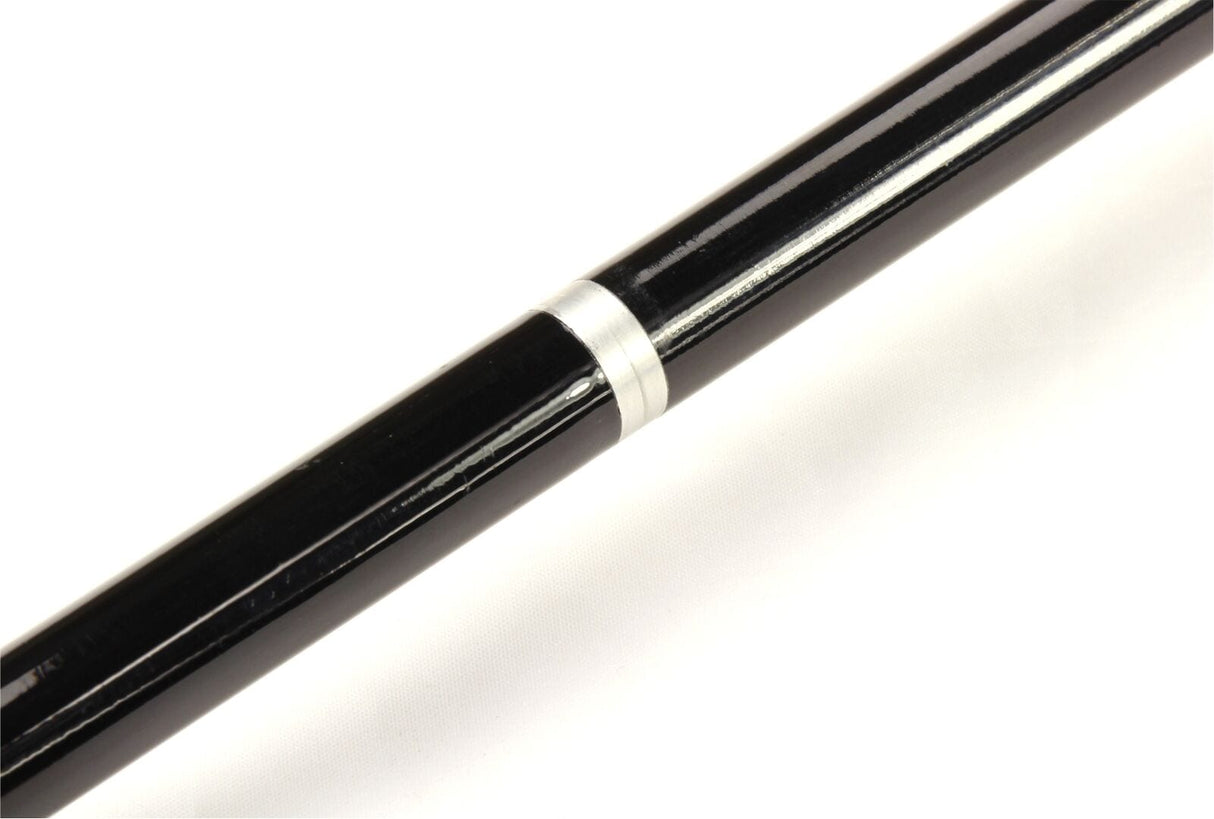 57 Inch Jonny 8 Ball Black Carbon 2pc SLIM LINE Snooker CUE REST and CLEAR Rest Head - Transportable