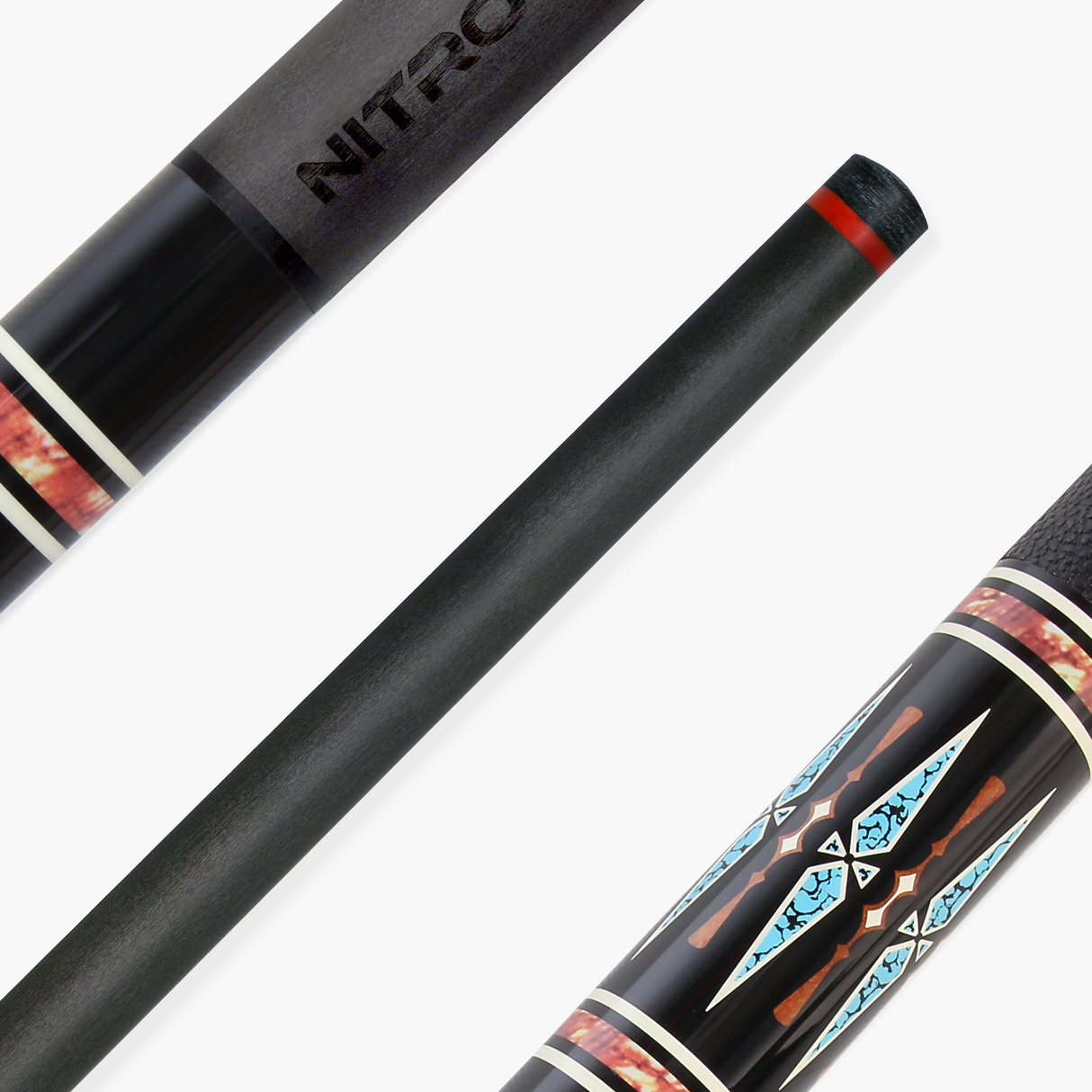 Dynamite Billiards DB4 Nitro Carbon Fiber American Pool Cue – 11.9mm HOW Black Tip – Designed by Darren Appleton