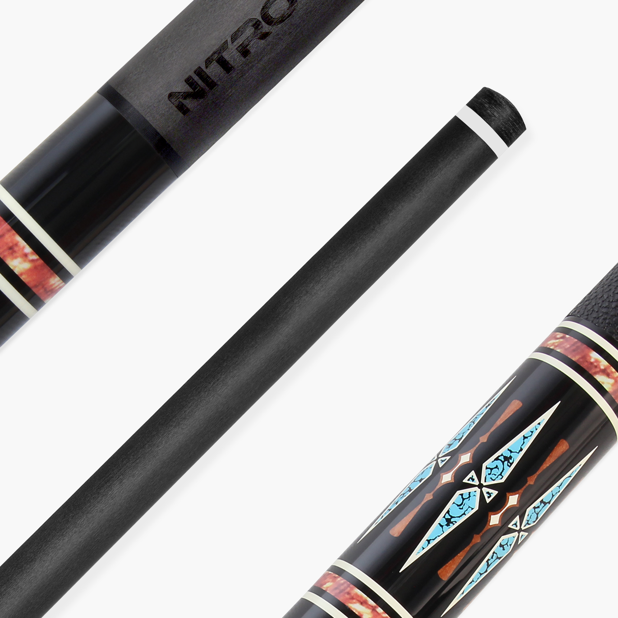 Dynamite Billiards DB4 Nitro Carbon Fiber American Pool Cue – 11.9mm HOW Black Tip – Designed by Darren Appleton